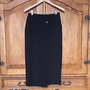 Zara Buttoned Wrap Skirt